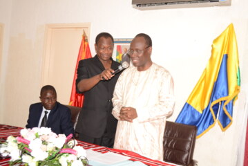 Les responsables de la communauté burkinabè du Gabon  souhaitent la bienvenue à l’Ambassadeur Saïdou ZONGO